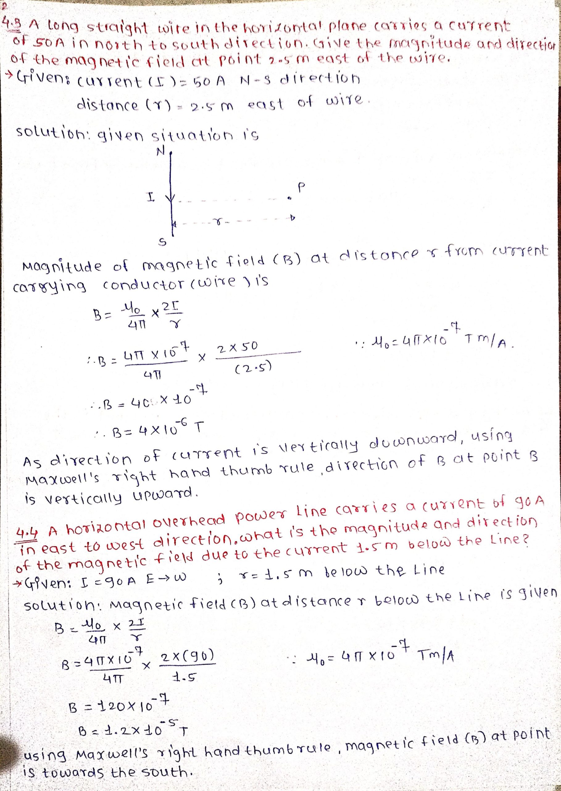case study questions class 12 physics chapter 4