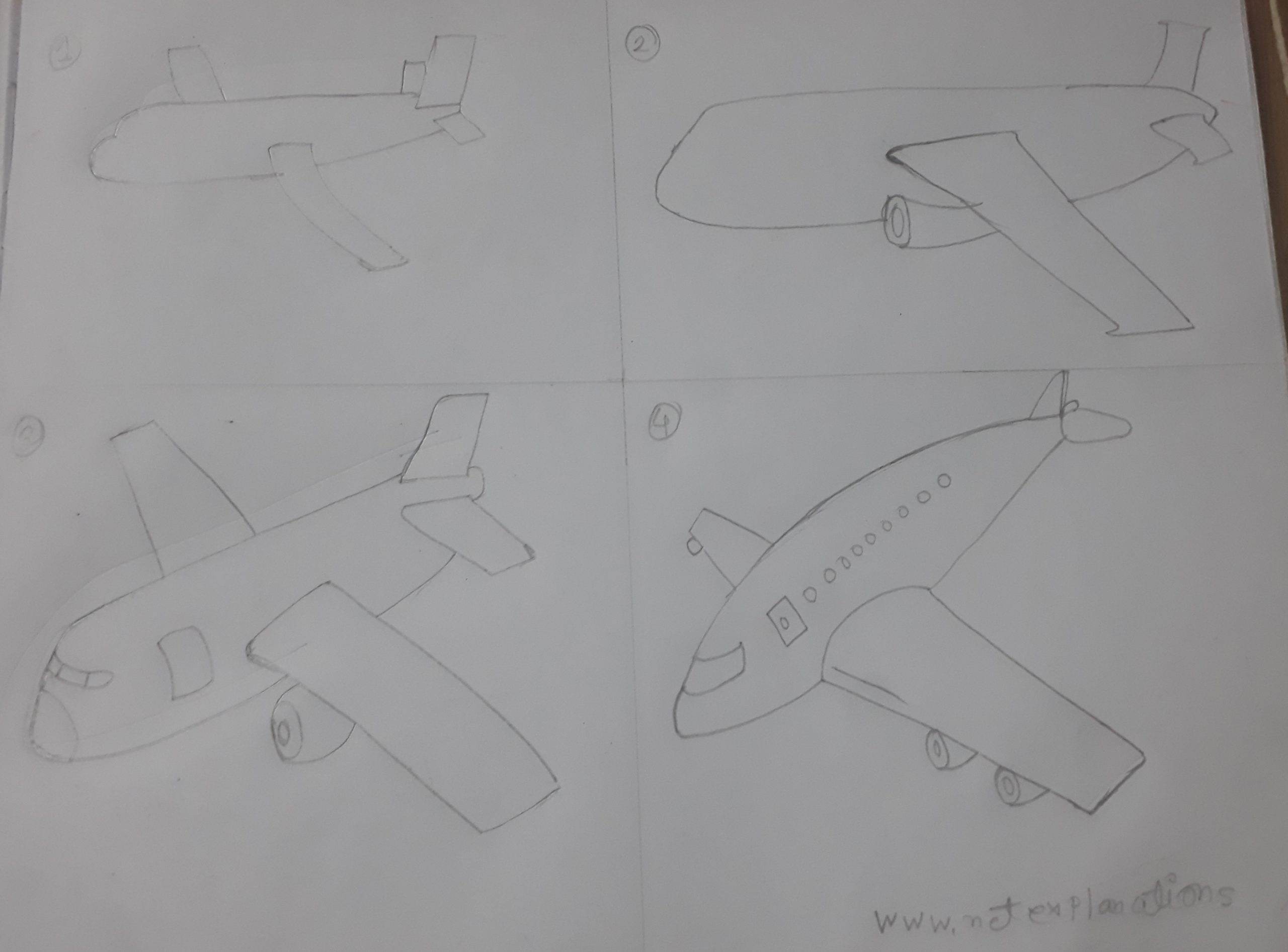 How to Draw an Airplane Easy Drawing Tutorial for Beginners  YouTube