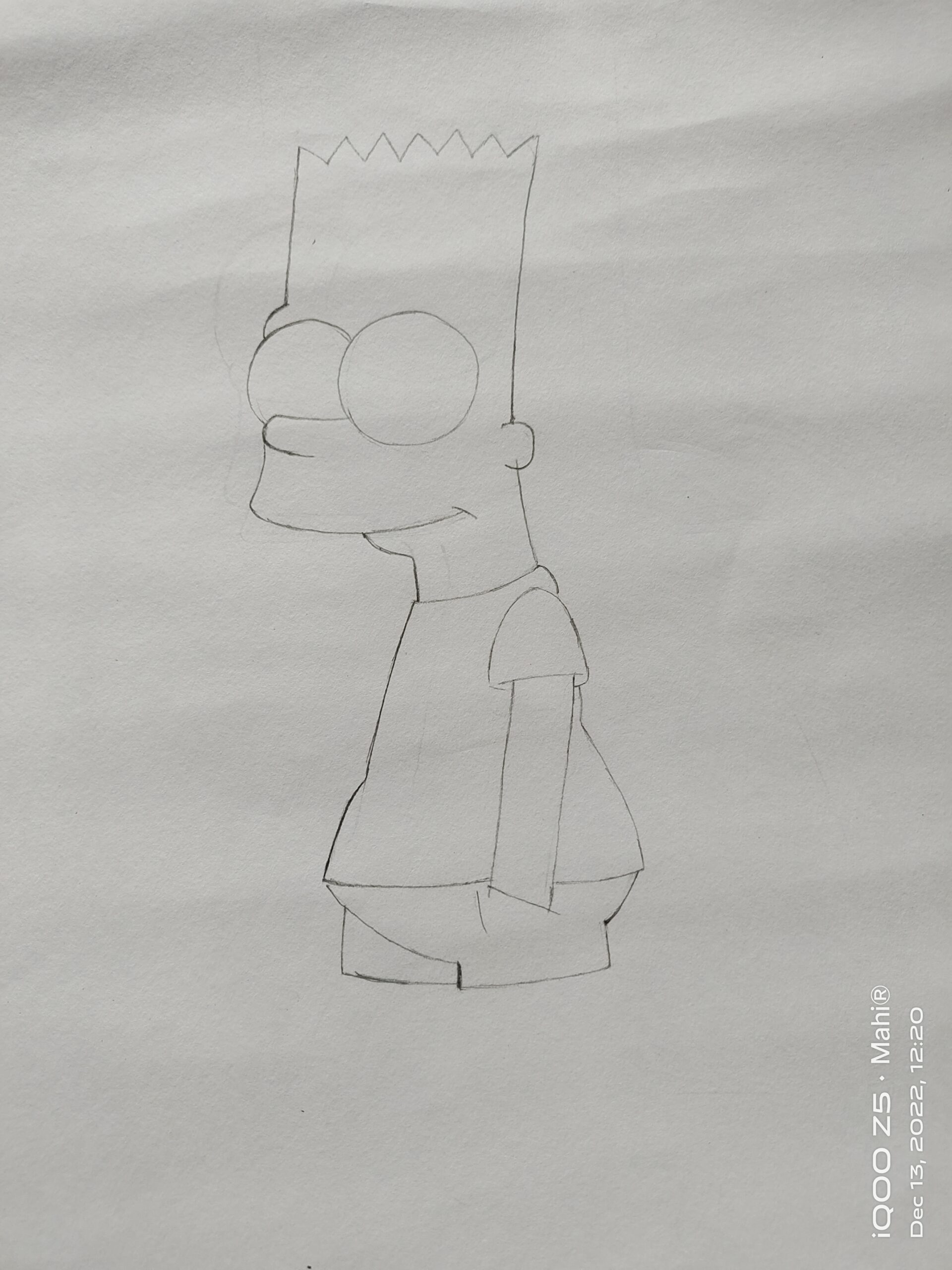 How to Draw Bart Simpson Simple Video Lesson  YouTube