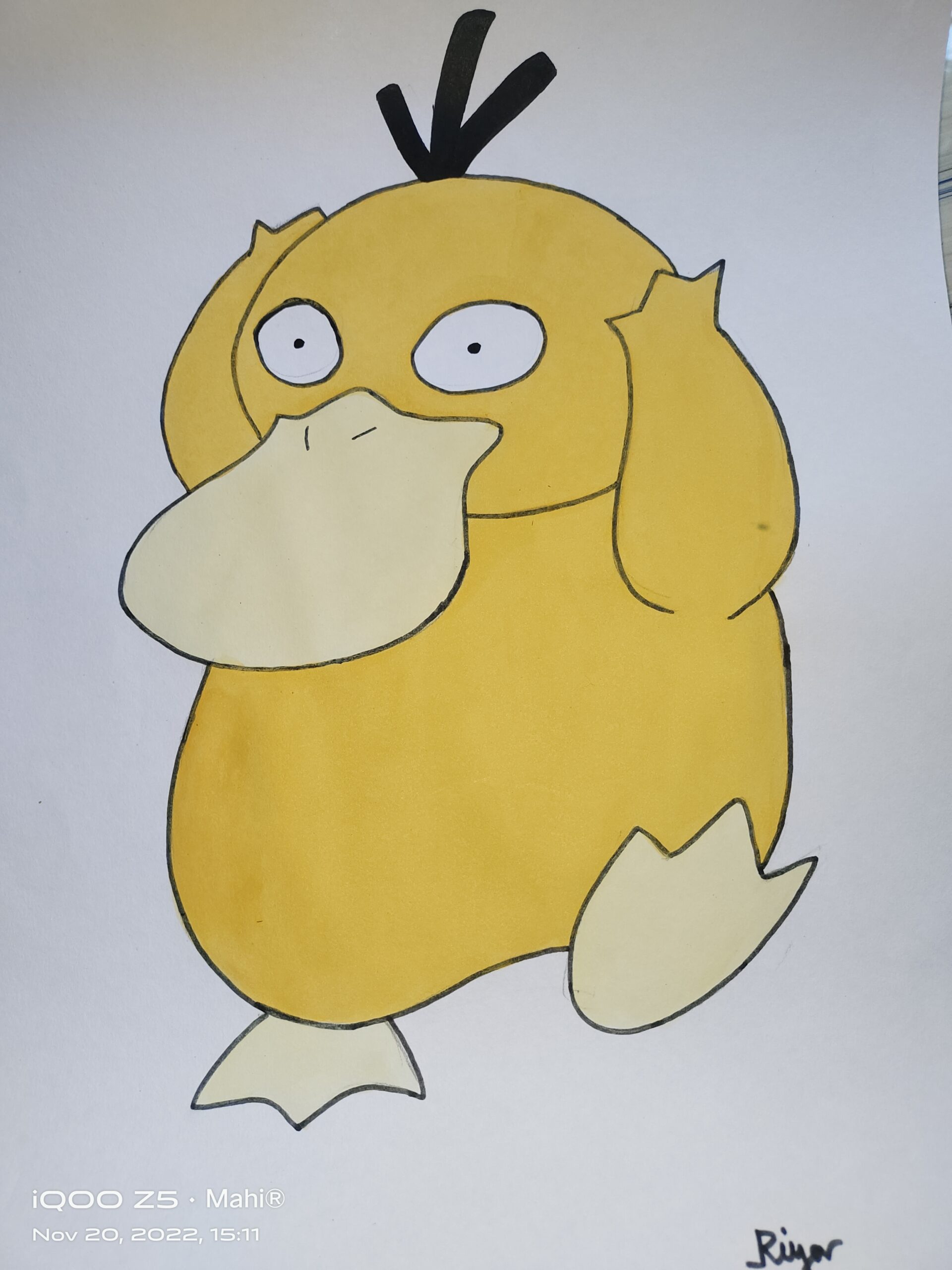 How to draw a Psyduck Step by Step