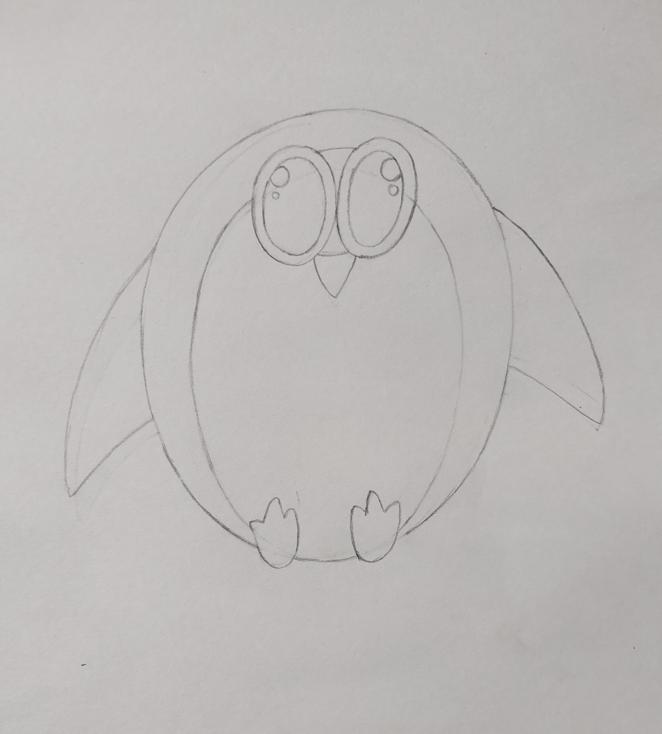 Cute Penguin - Drawing Skill