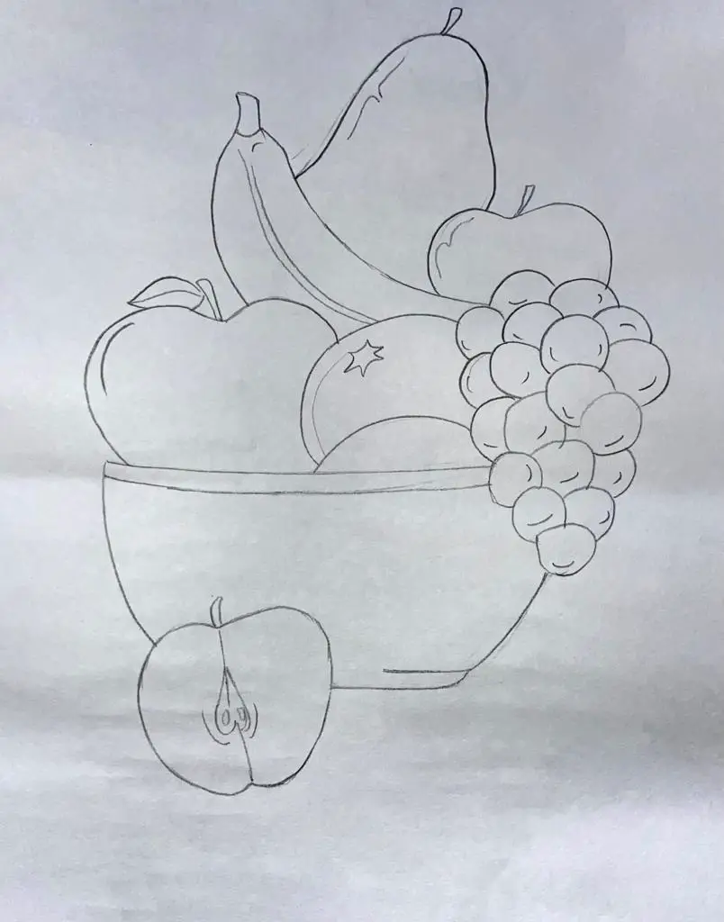 Draw a fruit basket  Brainlyin